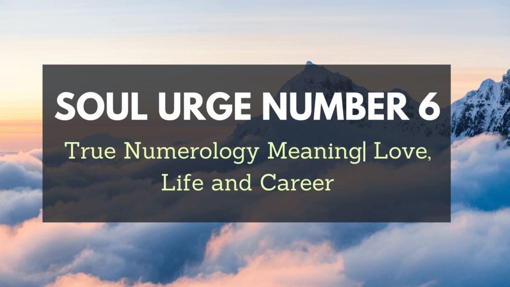 Soul Urge Number 6